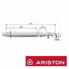 Горизонтальний коаксільний комплект+адаптер 80/125 ARISTON