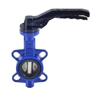  Засувка Батерфляй Zetkama 497B тип C67 ДУ 150 з чавунним диском PN16 DN150 Zetkama (497B150C67)