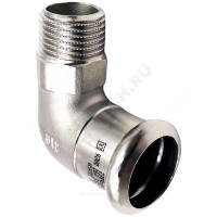 Колено нержавеющее Ø22 х 1/2″ С 90° INOXPRES® RM (197304022)