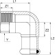Коліно нержавіюче Ø22 х 1/2″ В 90° INOXPRES® RM (198102022)