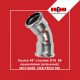 Коліно сталеве Ø76 45° ВВ оцинковане (опалення) STEELPRES® RM (381076450)