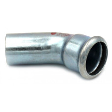 Коліно сталеве Ø18 45° ВЗ оцинковане (опалення) STEELPRES® RM (381018451)