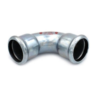 Колено стальное Ø54 90° ВВ оцинкованное (отопление) STEELPRES® RM (381054900)