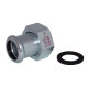 Збірний елемент сталевий Ø35 х 1 1/2″ В оцинкований (опалення) STEELPRES® RM (383035002)
