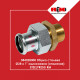 Збірка сталева Ø35 х 1 1/4″ З оцинкована (опалення) STEELPRES® RM (384035000)