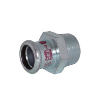 Перехідник сталевий Ø35 х 1 1/4″ З оцинкований (опалення) STEELPRES® RM (387114035)
