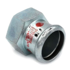 Перехідник сталевий Ø22 х 1/2″ В оцинкований (опалення) STEELPRES® RM (390102022)