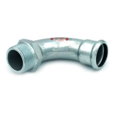 Коліно сталеве Ø35 х 1 1/4″ З 90° оцинковане (опалення) STEELPRES® RM (397114035)