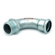 Коліно сталеве Ø28 х 1″ З 90° оцинковане (опалення) STEELPRES® RM (397100028)