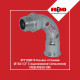 Коліно сталеве Ø28 х 1″ З 90° оцинковане (опалення) STEELPRES® RM (397100028)