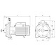 Відцентровий насос Pedrollo 2CP 32 / 200B 452CT313BA