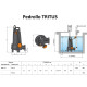 Погружной фекальний насос з ріжучим механізмом Pedrollo TRITUS TRm 1.5 48SHT02A1