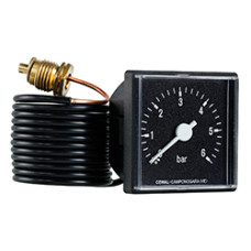 Капілярний квадратний манометр IQ 45 P 45 х 45 мм 1/4″ 6 бар L=1500 мм Cewal S.p.A. (91400352)
