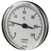 Термометр Ø63 0/120°С 5 см фронтальний Cewal S.p.A. (91606050)