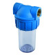 Фільтр-колба MIGNON PLUS L3P AS (прозора) Ø1/2″ MFO (латунь) 5″M 45°C 8 bar ATLAS FILTRI (RA101P111)