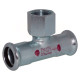 Трійник сталевий Ø28 х 1/2″ В х 28 оцинкований (опалення) STEELPRES® RM (389102028)