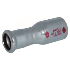 Перехідник сталевий Ø88,9 х Ø76,1 оцинкований (опалення) STEELPRES® RM (391088076)