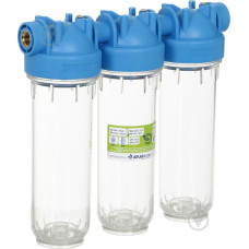 Фільтр-колби DP TRIO TS (прозорі) Ø1″ OT (латунь) 10″ 45° 8 bar KIT Atlas Filtri s.r.l. (ZA3320680)