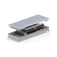 Внутрішньопідлоговий конвектор  Carrera SV2 Inox 400х2500х120+вент. DC24V (SV2I24dc_40/250/12)