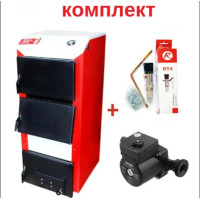 Маяк Комплект: Твердопаливний котел АОТ-16 Standard Plus (21024)+комплект підключення