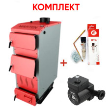 Комплект: Твердотопливный котел Marten Praktik MP-15 Marten (praktik-mp-15)+комплект подключения