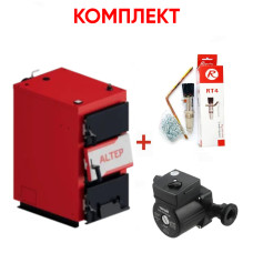 Комплект: Твердопаливний котел Altep Compact 20 кВт (40820231024)+комплект підключення