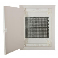 Щит металопластиковий ETI, ECG28 MEDIA-PO (перфорована панель, пластикові білі дверцята) (1101190)