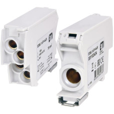 Блок розподільчий ETI,  EDBJ-1x70-4x25 (192A, 1000V AC/1500V DC, IN: 1x70, OUT: 4x25, сірий) (1102434)