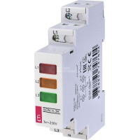 Трифазний індикатор наявності напруги ETI, SON H-3K (3-х кольоровий) (2471553)