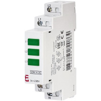 Трифазний індикатор наявності напруги ETI, SON H-3G (3x зелений LED) (2471556)