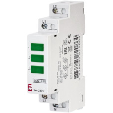 Трифазний індикатор наявності напруги ETI, SON H-3G (3x зелений LED) (2471556)
