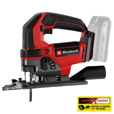 Лобзик акумуляторний Einhell TE-JS 18/100 Li - Solo, PXC, 18В, 3000 об/хв, ход 26 мм, 1.87 кг (без АКБ і ЗП) (4321270)