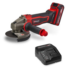 Шліфмашина кутова акумуляторна Einhell TE-AG 18/125-2 Li 1x4.0 Ah, PXC, 18В, акумулятор 4 Аг, 125 мм, 8500 об/хв, 2.32 кг (4431190)