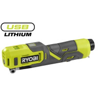 Насос велосипедний акумуляторний Ryobi USB Lithium RI4-0 4В 6.9бар дисплей підсвічування 0.5кг без АКБ та ЗП (5133006141)