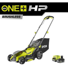 Газонокосарка акумуляторна Ryobi ONE+ HP RY18LMX33A-150 18В акб 1х5А·год 33см 30л 25-90мм 9.3кг (5133006287)