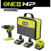 Шурупокрут-дриль акумуляторний Ryobi ONE+ HP RDD18C1-220S 18В 2х2А·год ЗП 60Нм 450·1700об·хв 0.95кг сумка (5133006519)