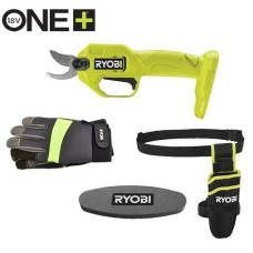 Секатор акумуляторний Ryobi ONE+ RY18SCA-0P 18В d різа 25мм рукавички робочі кобура точильний камінь 0.7кг без АКБ та ЗП (5133006600)