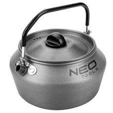 Чайник туристичний Neo Tools, 0.8л, анодований алюміній, складане руків'я, сертифікат LFGB, чохол, 0.19кг (63-147)