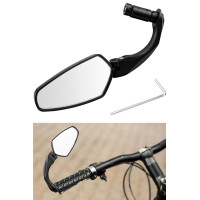 Дзеркало велосипедне Neo Tools з кронштейном, універсальне, протиосколкове, діаметр монтажу 16-22мм, 0.09кг (91-011)