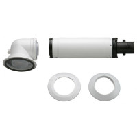 Коаксіальний горизонтальний комплект BOSCH AZB 916 (60/100 мм) (7736995011)