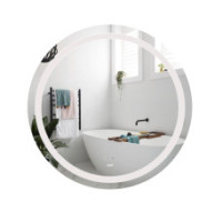 IRIDIA дзеркало 80*3,7*80см, кругле, з круговою LED-пiдсвiткою та системою антизапотiвання, ROCA (A812337000)