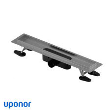 Душовий канал 90 см Uponor Aqua Ambient | срібло | без решітки (1136400)