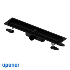 Душовий канал 90 см Uponor Aqua Ambient | чорний | без решітки (1136405)