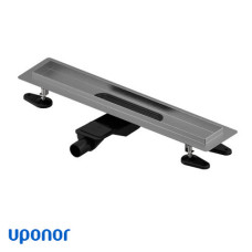 Душовий канал 90 см Uponor Aqua Ambient | срібло | без решітки (1136410)