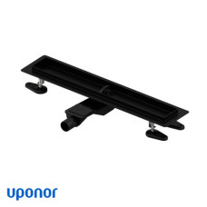 Душовий канал 80 см Uponor Aqua Ambient | чорний | без решітки (1136414)