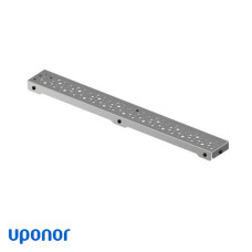 Решітка для душового лотка 90 см Uponor Aqua Ambient перфорована срібло (1136420)