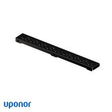 Решітка для душового лотка 70 см Uponor Aqua Ambient | перфорована | чорна (1136423)