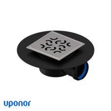Душовий трап Uponor Aqua Ambient Super/arco FI 50 120х120 мм прохідний (1136465)