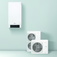 Комплект тепловий насос з бойлером VITOCAL 100-S  8,1 - 13,5 кВт   AWB + Vitocell 300 л (Z023776)