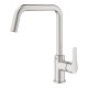 30567DC0 Евросмарт Смеситель для кухни, U-излив, матовая суперсталь Grohe